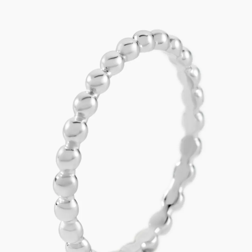 Bague Joaninha Argent Blanc