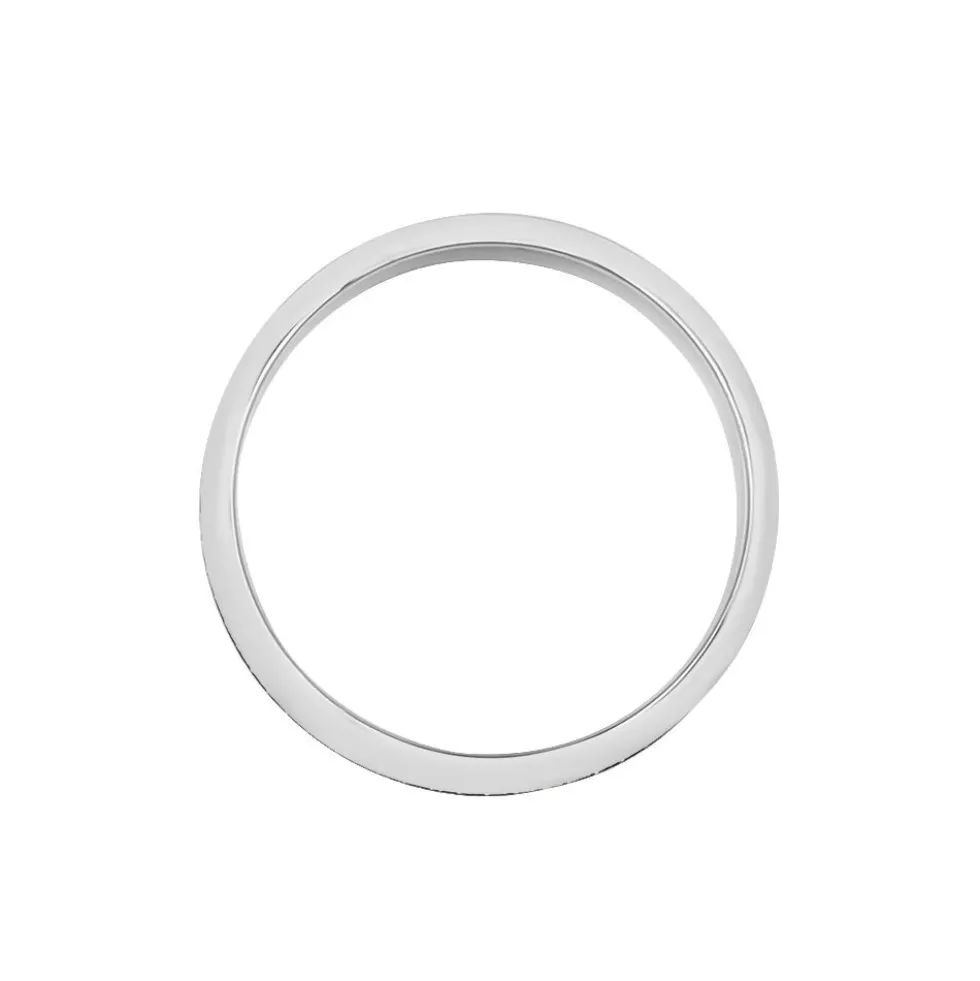Bague Jonc Maewen Acier Blanc