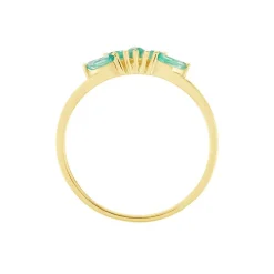 Bague Josslyn Or Jaune Emeraude
