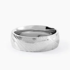 Bague Jourdan Acier Blanc