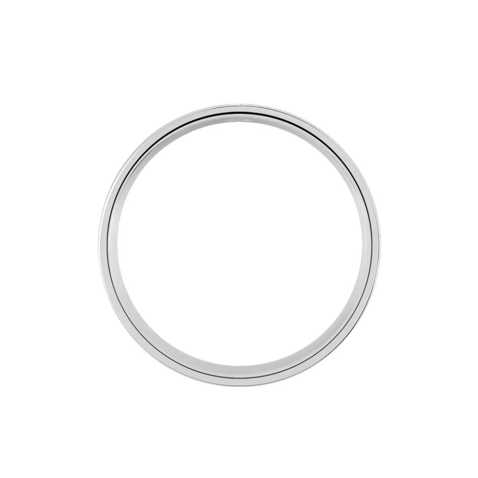 Bague Jourdan Ahou Acier Blanc Diamant