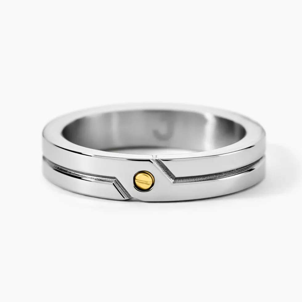 Bague Jourdan Ilker Acier Argenté