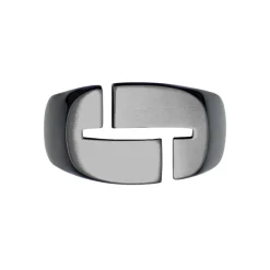 Bague Jourdan Jok Acier Gris