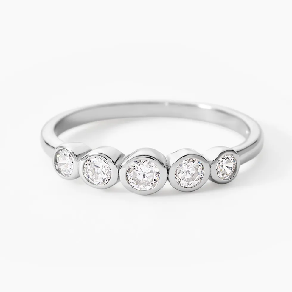 Bague Kumar Argent Oxyde De Zirconium