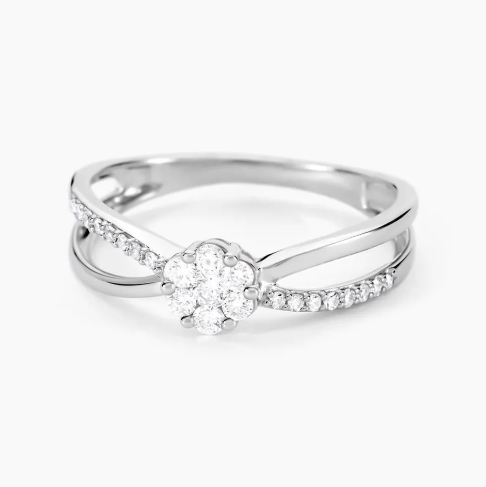 Bague Kuta Or Blanc Diamant