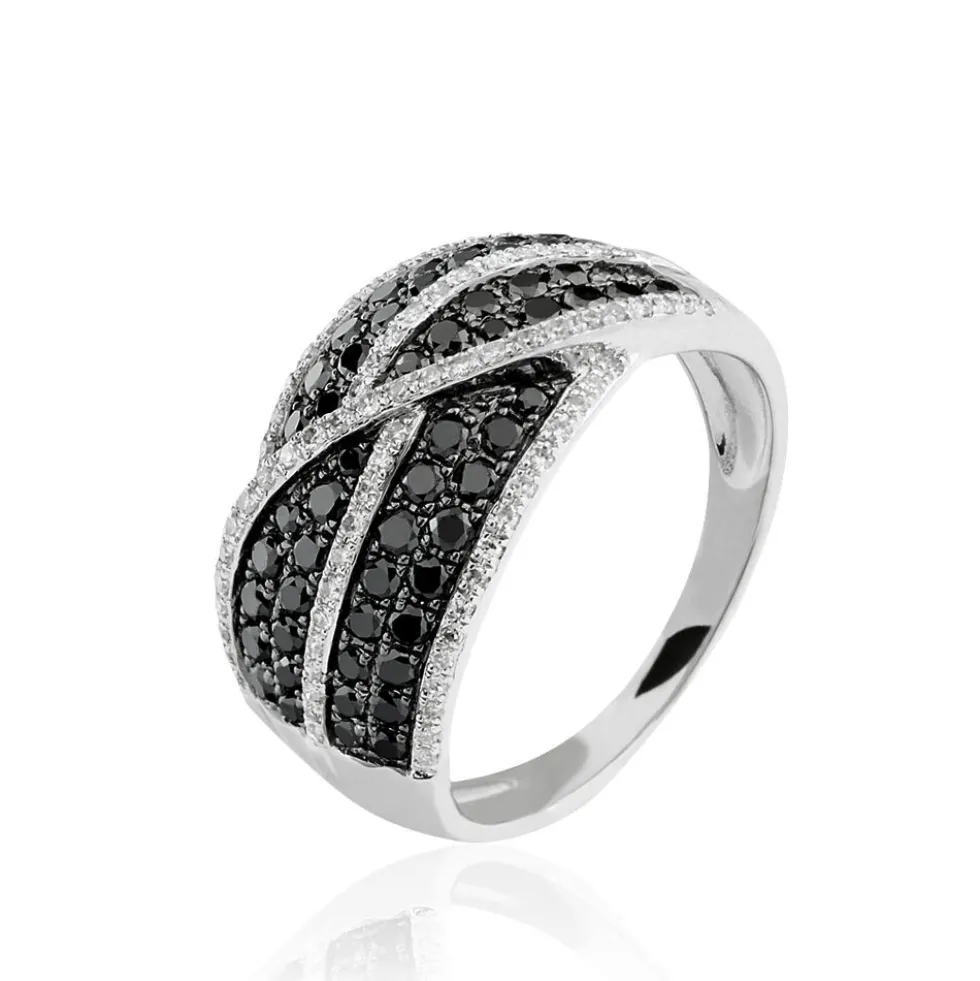 Bague Leonie Or Blanc Diamant