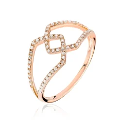 Bague Lisa Or Rose Diamant
