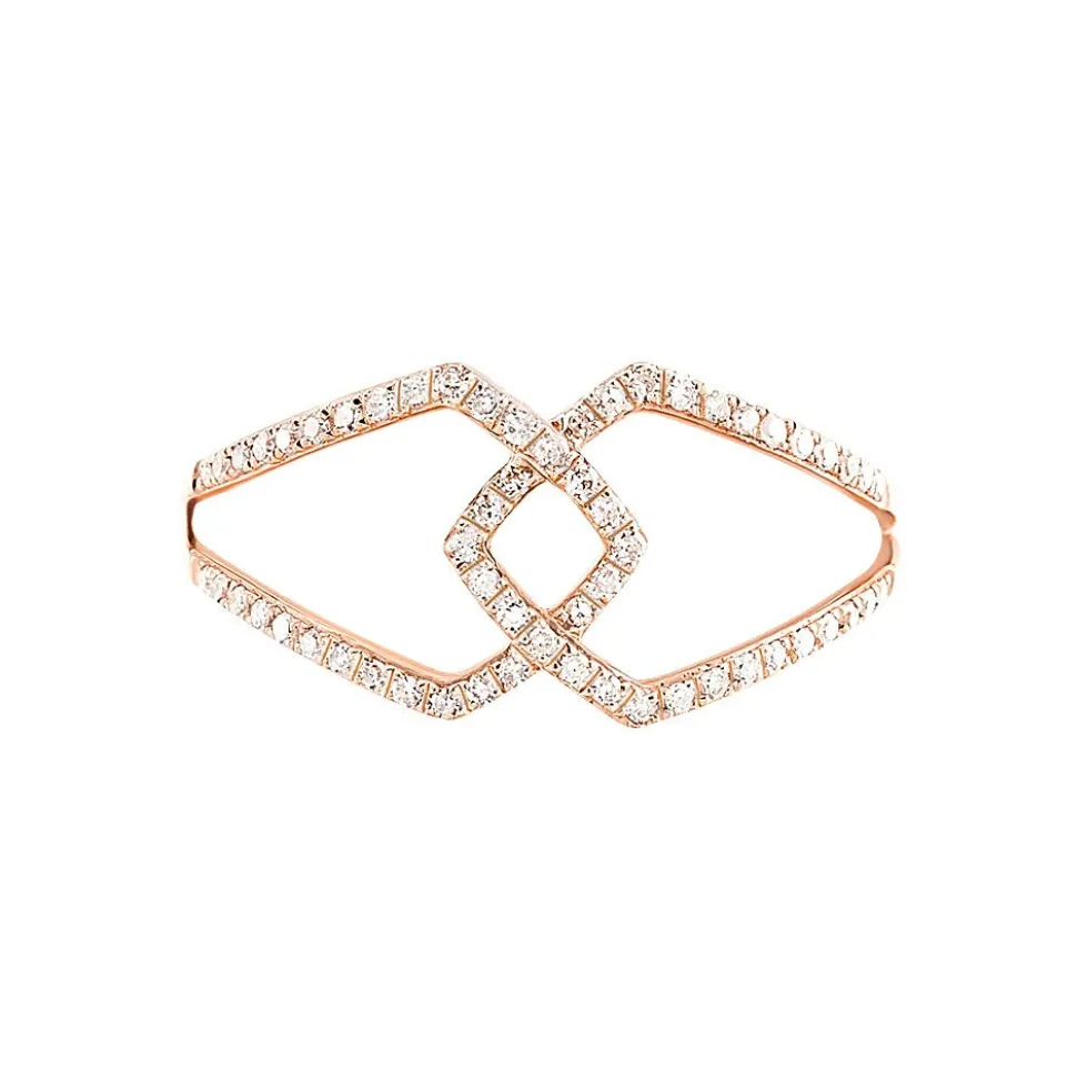 Bague Lisa Or Rose Diamant