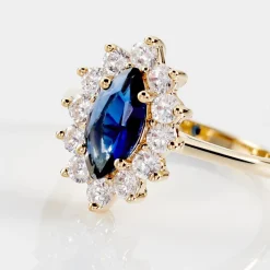 Bague Lisea Plaqué Or Jaune Verre Et Oxyde De Zirconium