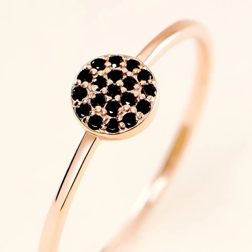 Bague Lorainne Argent Bicolore Oxyde De Zirconium