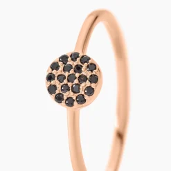 Bague Lorainne Argent Bicolore Oxyde De Zirconium