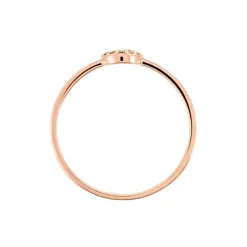 Bague Lorainne Argent Bicolore Oxyde De Zirconium