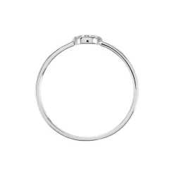 Bague Lorainne Argent Blanc Oxyde De Zirconium