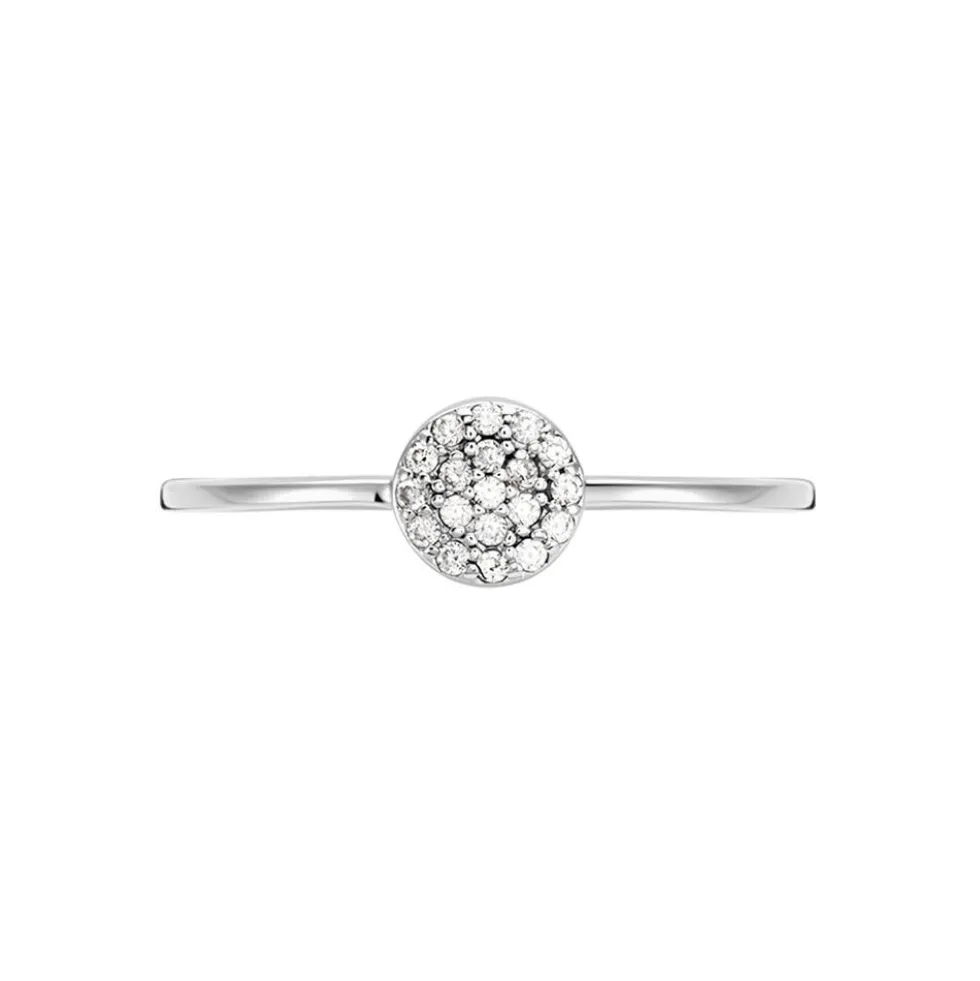 Bague Lorainne Argent Blanc Oxyde De Zirconium