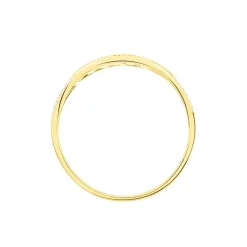 Bague Lucianise Or Jaune Oxyde De Zirconium