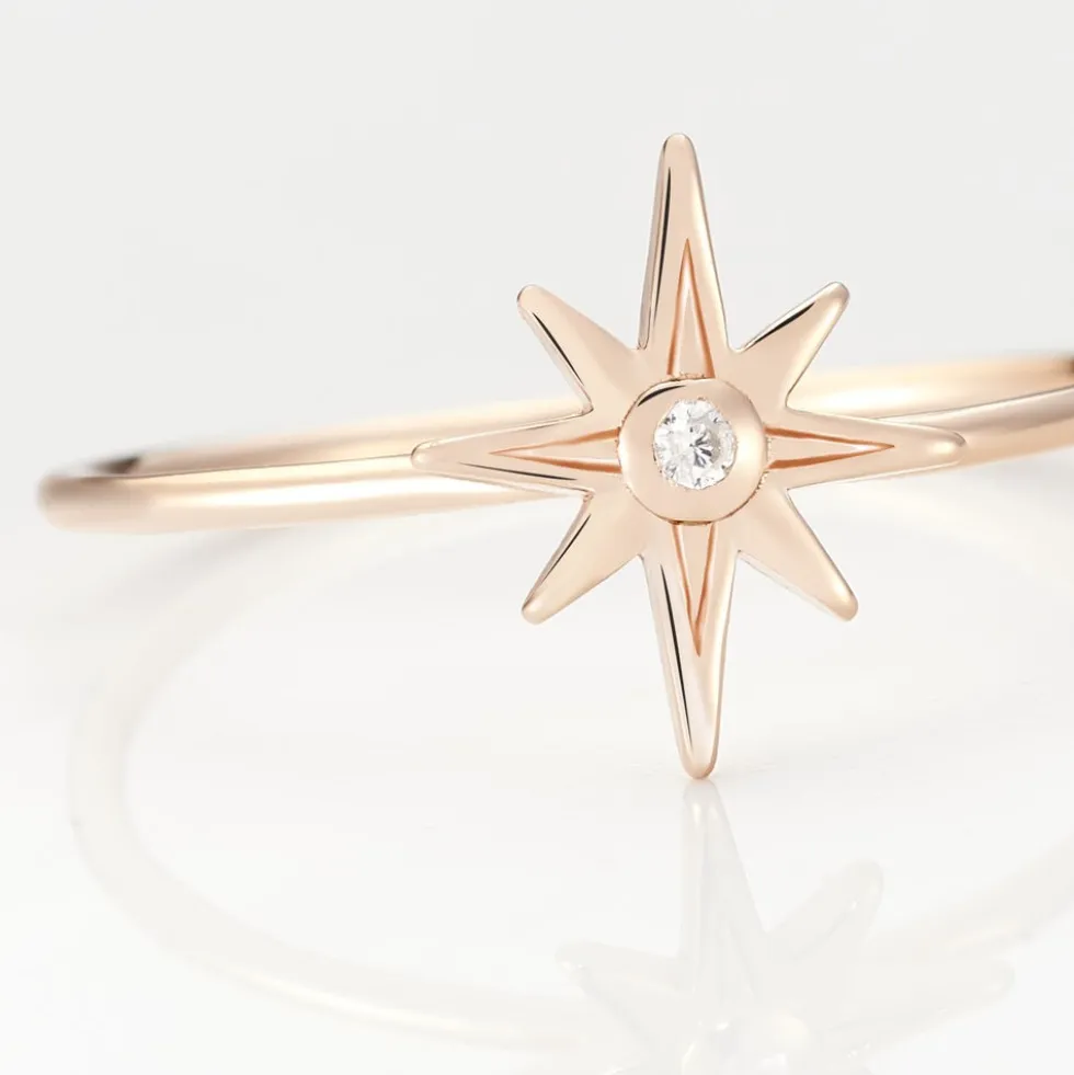 Bague Maelya Argent Rose Oxyde De Zirconium