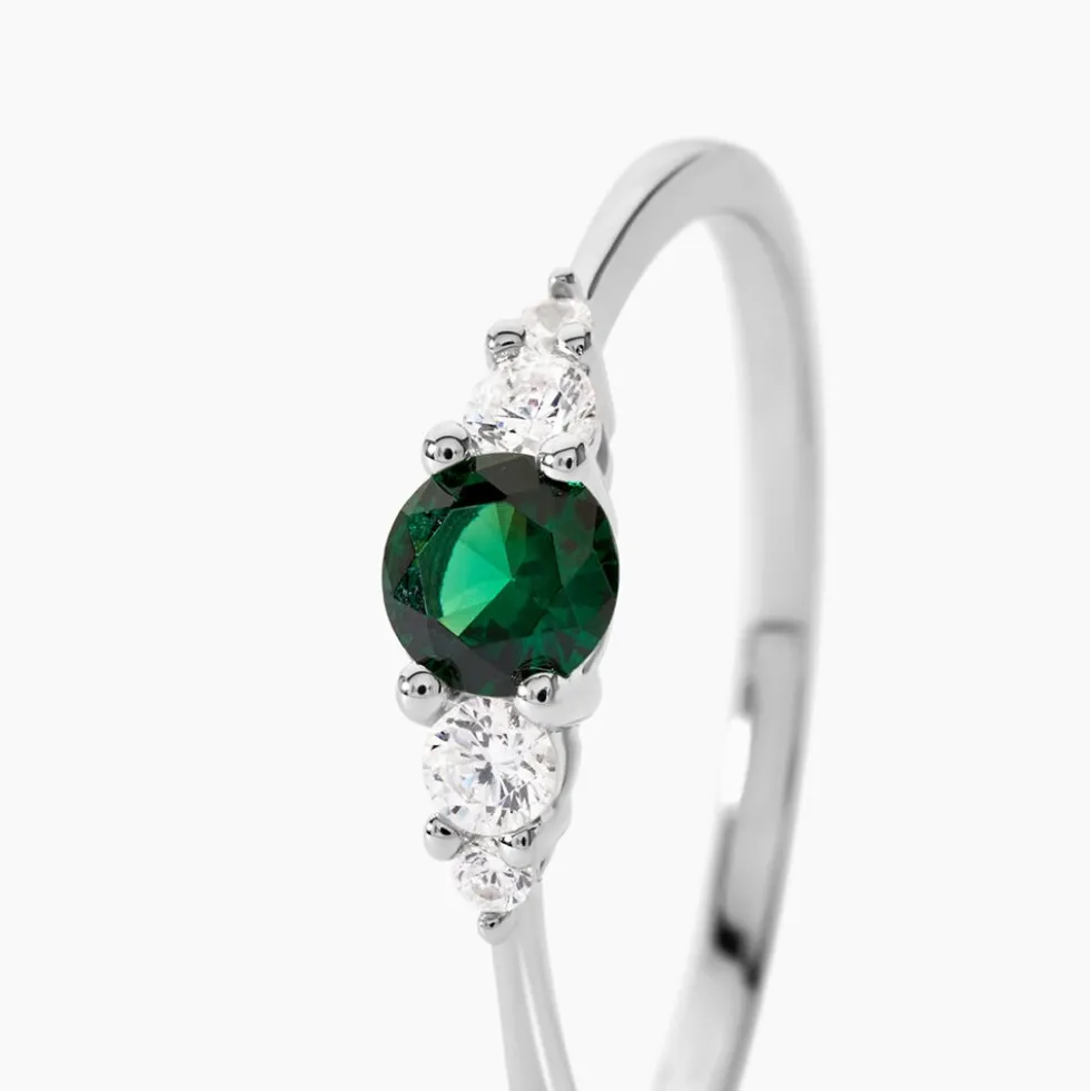 Bague Maiwen Argent Blanc Oxyde De Zirconium