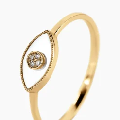 Bague Matiasma Or Jaune Nacre Diamant