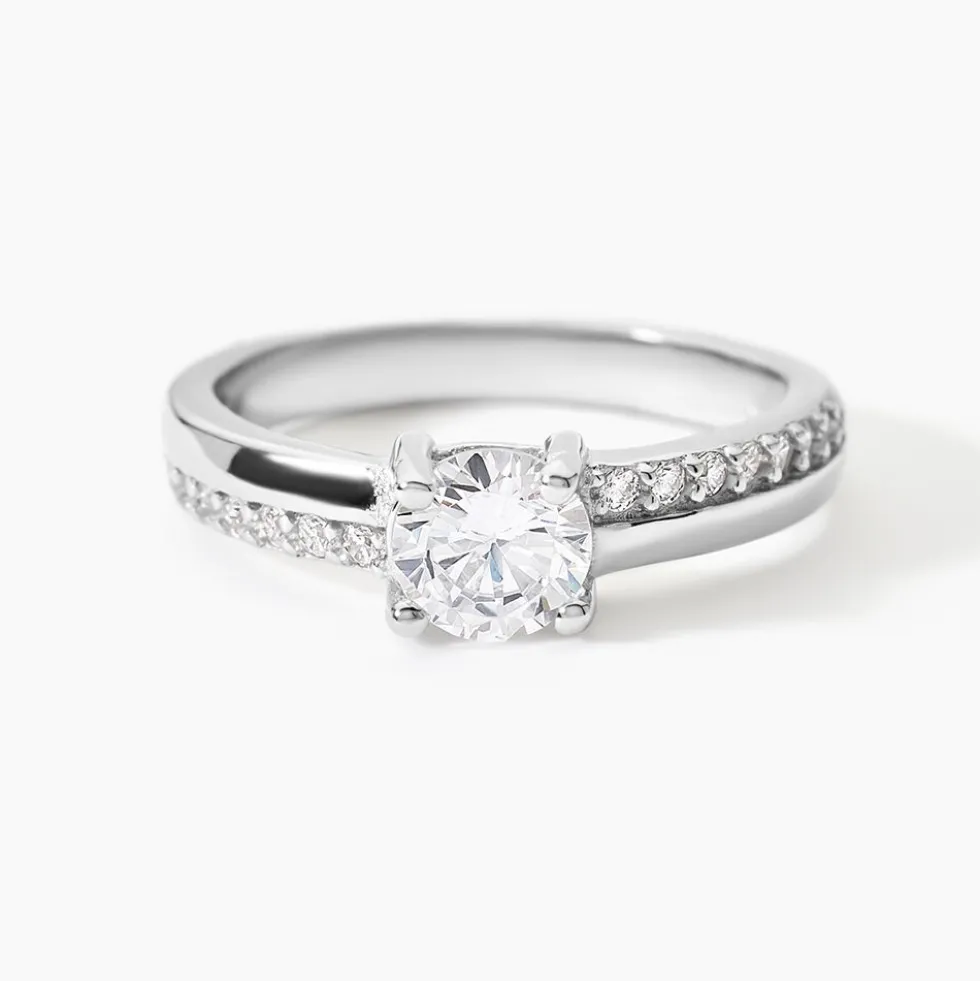 Bague Mayssara Argent Blanc Oxyde De Zirconium