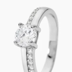 Bague Mayssara Argent Blanc Oxyde De Zirconium