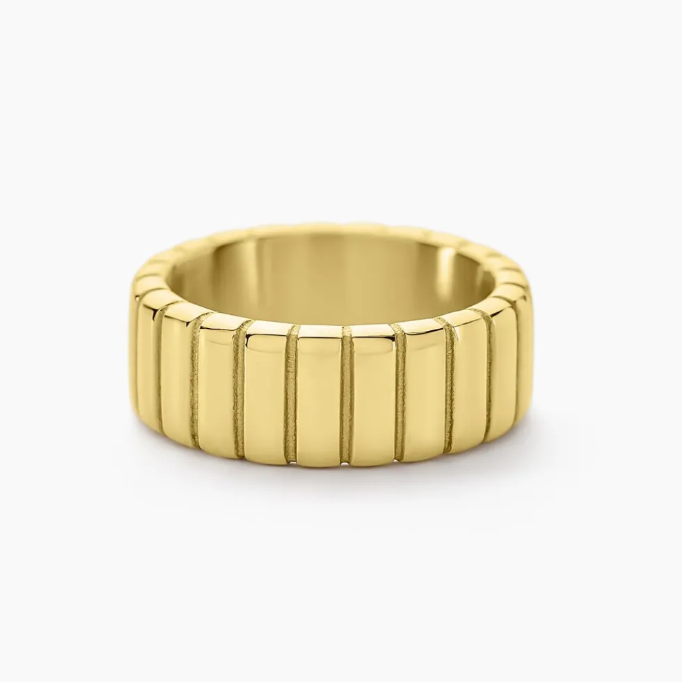 Bague Mira Acier Jaune
