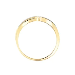 Bague Mounira Or Jaune Oxyde De Zirconium