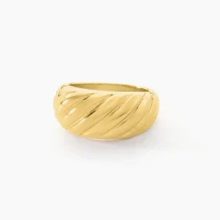 Bague Nemee Acier Jaune