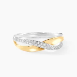 Bague Nene Or Bicolore Diamant