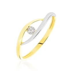 Bague Nohane Or Bicolore Diamant