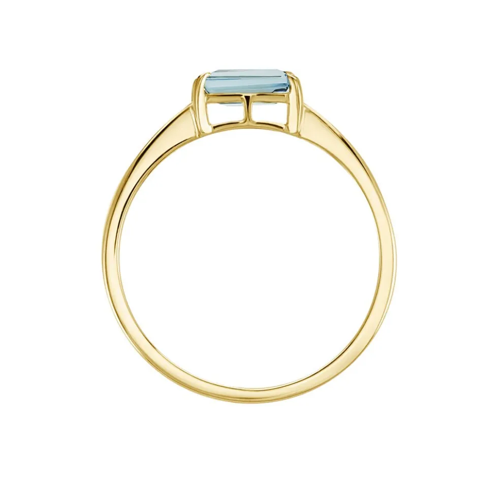 Bague Nottingham Or Jaune Topaze