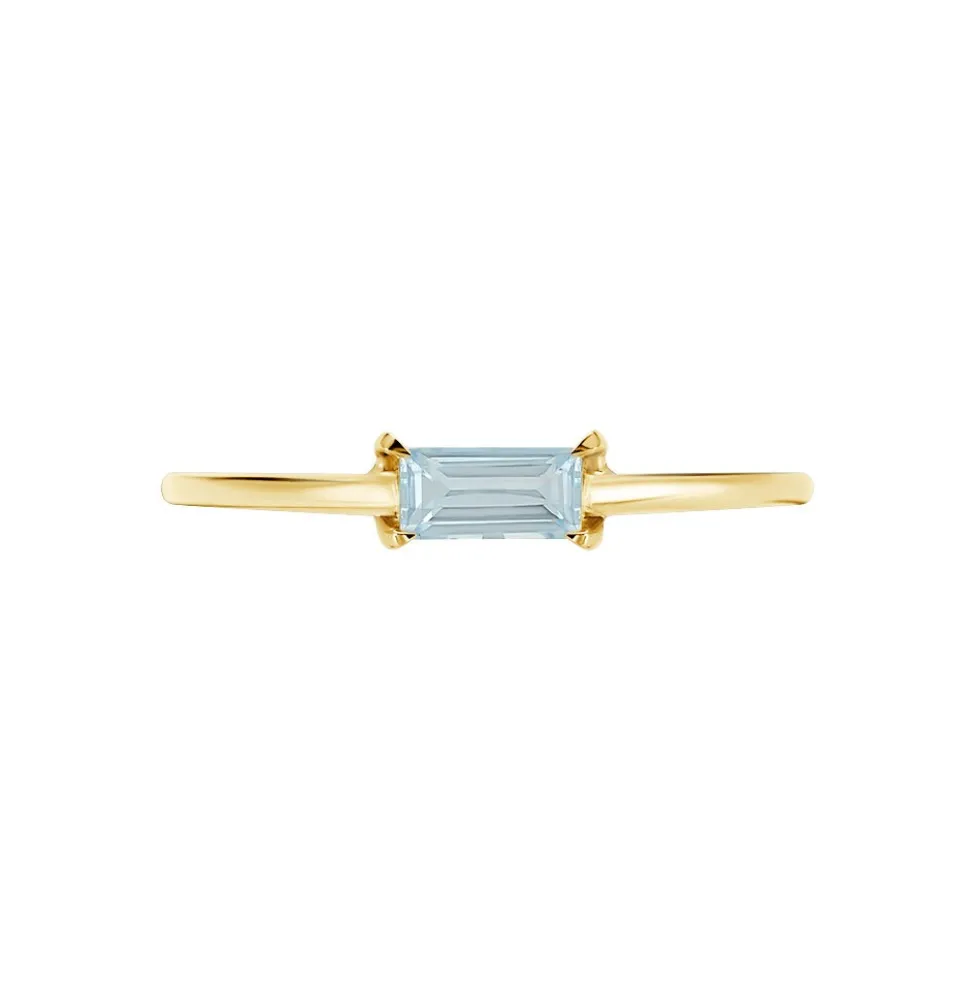 Bague Nottingham Or Jaune Topaze