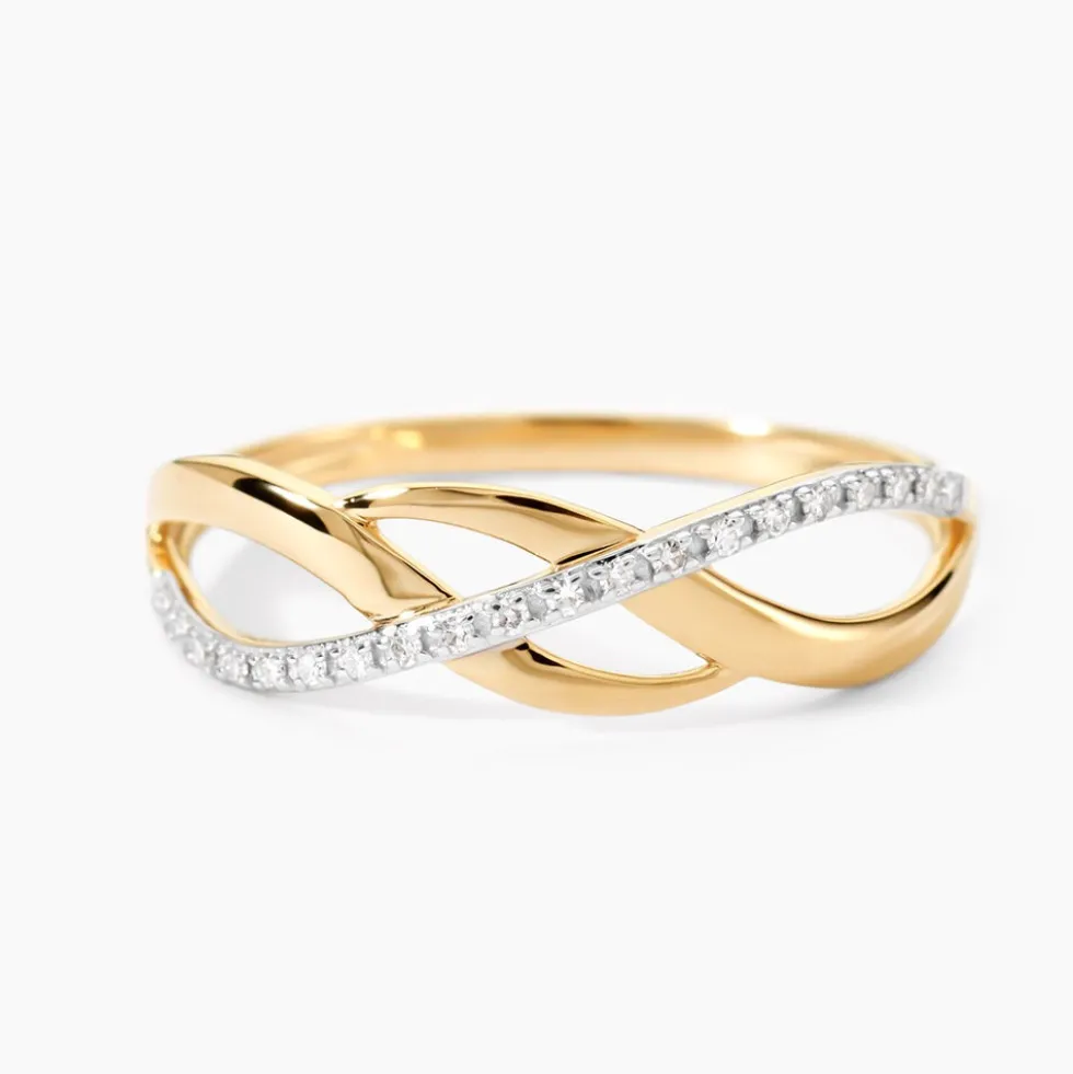 Bague Omnia Or Jaune Diamant