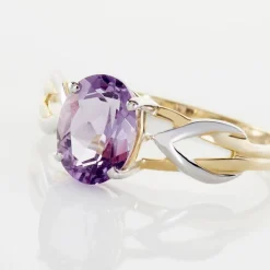 Bague Or Bicolore Bonnie Améthyste