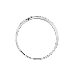 Bague Or Blanc Magdalone Oxyde De Zirconium