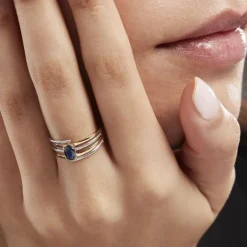 Bague Or Jaune Carissa Saphir Diamants
