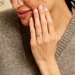 Bague Or Jaune Carolina Oxyde De Zirconium