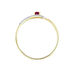 Bague Or Jaune Karmele Rubis
