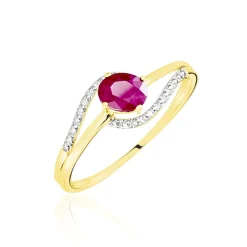 Bague Or Jaune Katalin Rubis
