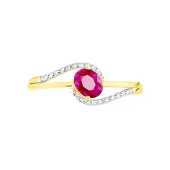 Bague Or Jaune Katalin Rubis