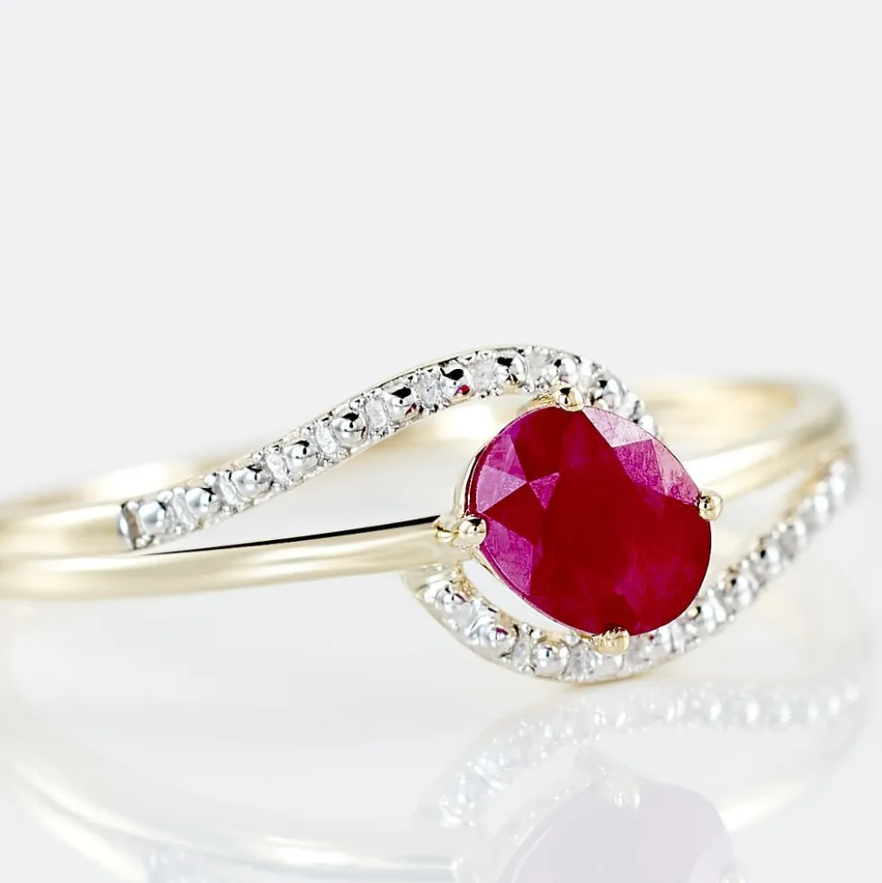 Bague Or Jaune Katalin Rubis