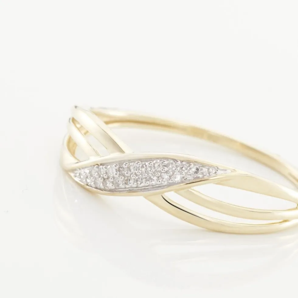 Bague Or Jaune Passane Diamants