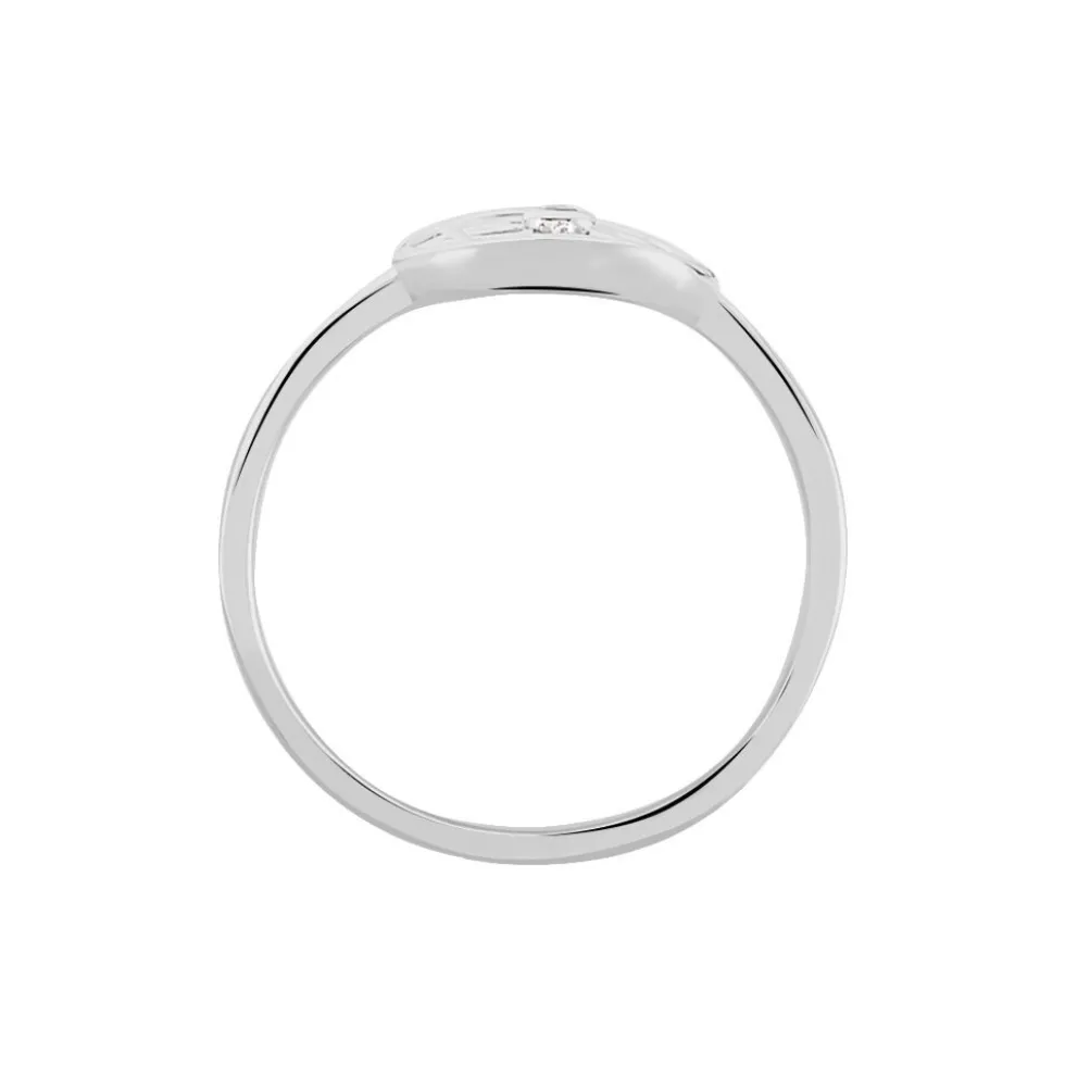 Bague Peinda Argent Blanc Oxyde De Zirconium