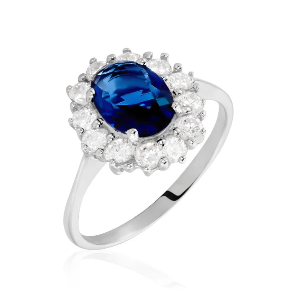 Bague Perez 2 Argent Blanc Oxyde De Zirconium