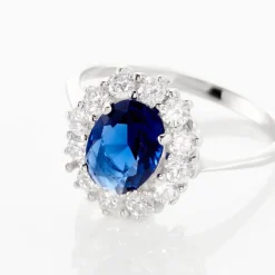 Bague Perez 2 Argent Blanc Oxyde De Zirconium
