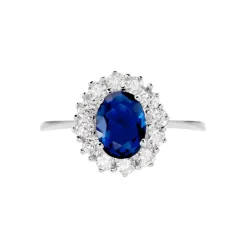 Bague Perez 2 Argent Blanc Oxyde De Zirconium