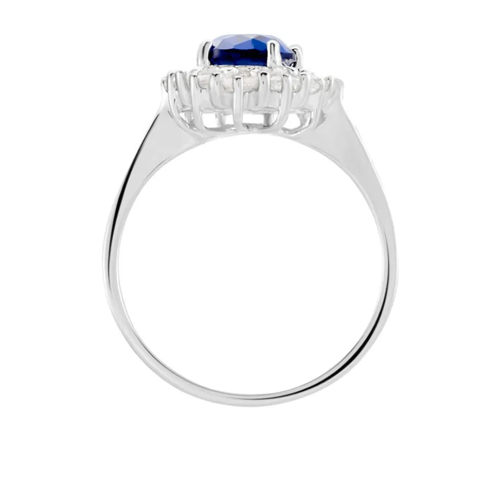 Bague Perez 2 Argent Blanc Oxyde De Zirconium