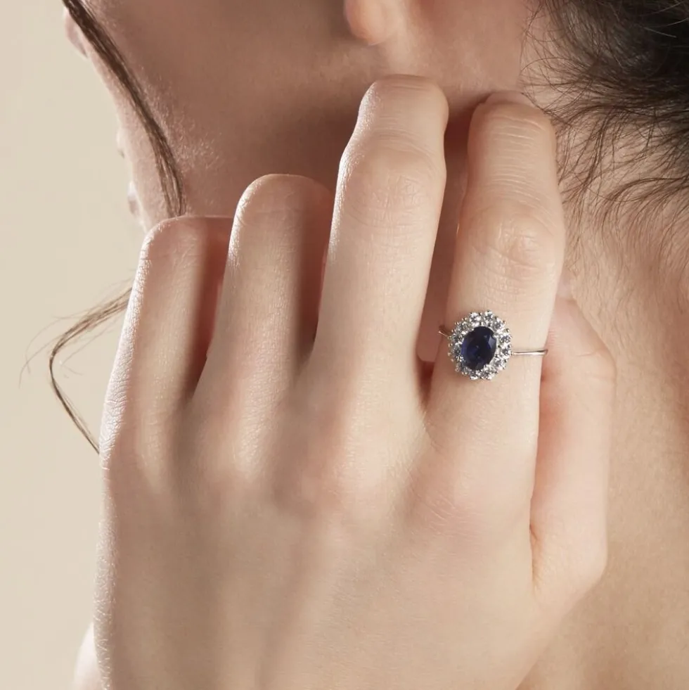 Bague Perez 2 Argent Blanc Oxyde De Zirconium