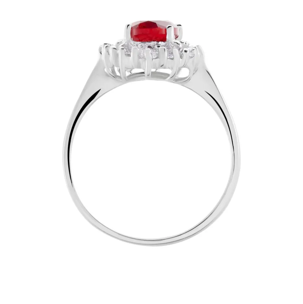 Bague Perez 2 Argent Blanc Oxyde De Zirconium