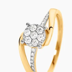 Bague Petunia Or Jaune Diamant
