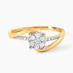 Bague Petunia Or Jaune Diamant